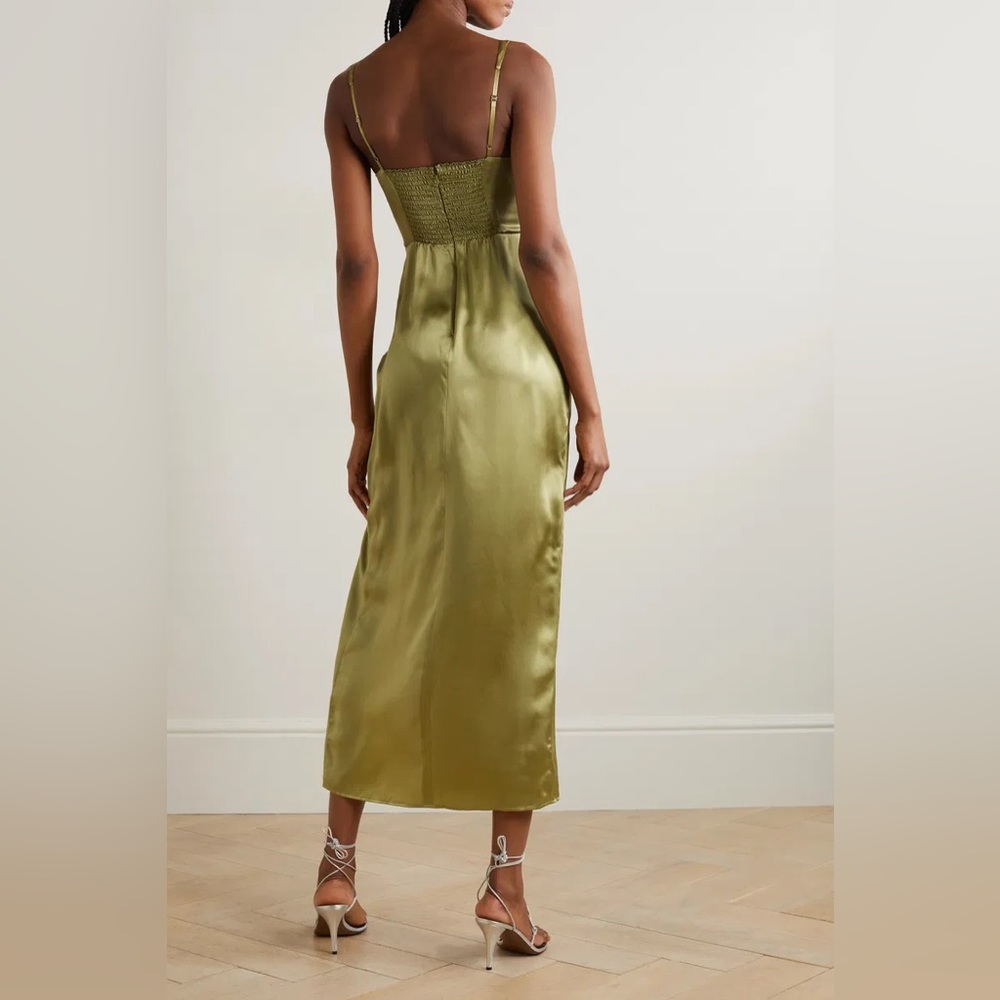 Reformation Flawed Solay Silk Dress - Picture 2 of 16